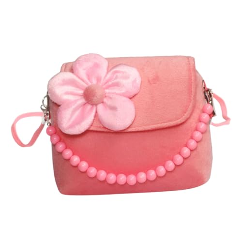 PACKOVE Adorable Mädchen Handtasche Tragbare Aufbewahrungstasche Für Blumenmuster Leicht Und Praktisch Für Kleine Gegenstände Für Alltag Und Ausflüge von PACKOVE