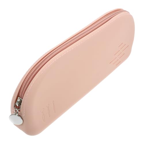 PACKOVE Silikon-Make-up-pinselhalter Reise-Kosmetiktasche Mit Reißverschluss Organizer Für Make-up-Tools Flexibler Pinselhalter Für Täglichen Gebrauch Und Reisen von PACKOVE