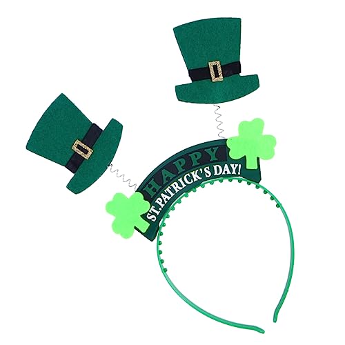 PACKOVE Kleeblatt-Stirnband St. Patricks Day Stirnband St. Pattys Day Stirnbänder st patricks day haarschmuck St Patrick's Day Haarschmuck St. Patty's Day Stirnbänder Irland von PACKOVE