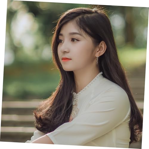 PACKOVE Sterling Silber Schlangenohrringe Damen Weißgoldfarbene Lange Eardrop Ohrhänger Modischer Schmuck Alltag Geschenk von PACKOVE