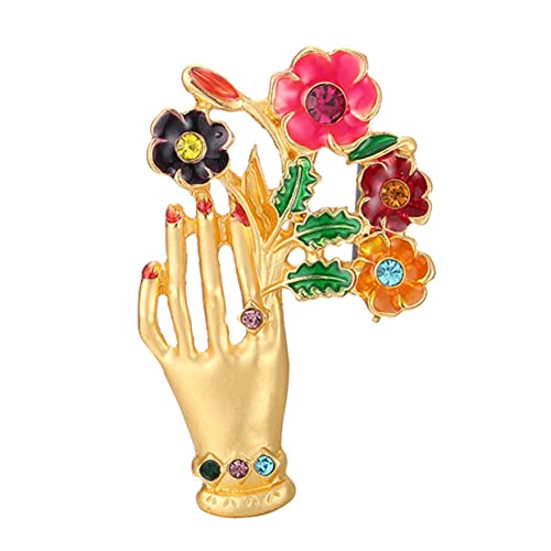 PACKOVE Stilvolle Brosche Schmuck Anstecknadel Strass Mädchen-brosche für Partys und Anlässe von PACKOVE
