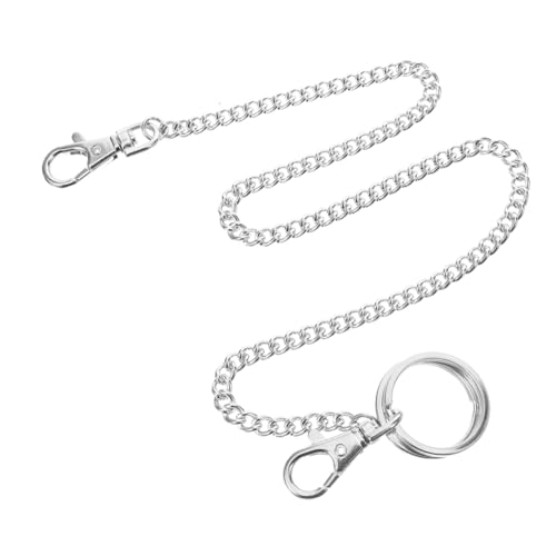PACKOVE 1stücke Robuste Jeans-Pocket-Kette Für Herren Multifunktionale Geldbörsenkette Mit Karabinerhaken Für Schlüssel Geldbörse Und Hosentasche von PACKOVE