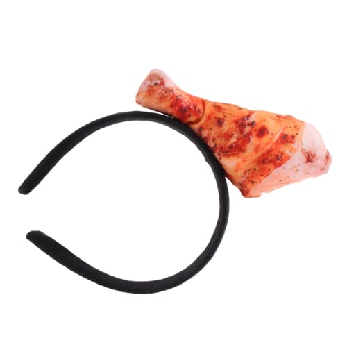 PACKOVE Stirnband aus Lebensmittelimitat Maskerade-Kopfstück Make-up-Stirnband haar zubehör haarschmuck Outfit Stirnbänder Haarpflegezubehör Cosplay-Kopfbedeckung einzigartig Hotdog Rippen von PACKOVE