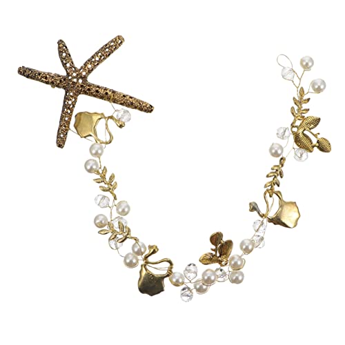 PACKOVE Braut Haarschmuck Mit Perlen Und Sternen Vintage Haarnadeln Für Hochzeiten Elegante Haaraccessoires Für Damen Und Mädchen Für Partys Und Besondere Anlässe von PACKOVE