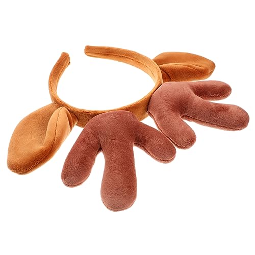 PACKOVE Deer Horn Haarreif Für Lustiges Weihnachts-haaraccessoire Mit Geweih Und Rehohren Für Partys Und Festliche Anlässe von PACKOVE