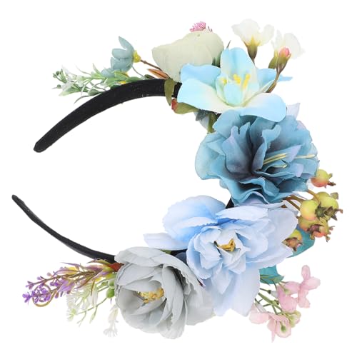 PACKOVE Stirnband Party Braut Blumen Für Haarband Frauen Tiara Schleifen Accessoires Haarband Haarbänder Stirnbänder Blumen Kopfschmuck Blauer Stoff PACKOVE Stirnband Party Braut Blumen Für Haarband Frauen Tiara Schleifen Accessoires Haarband Haarbänder Stirnbänder Blumen Kopfschmuck Blauer Stoff von PACKOVE