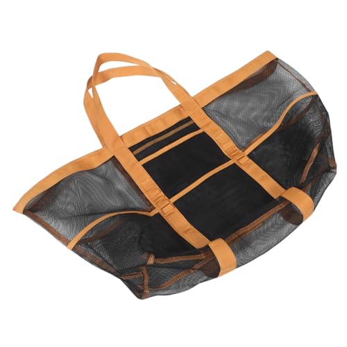PACKOVE Strandtasche Mesh Tote Bag Wasserabweisend mit Großem Fassungsvermögen und Kosmetikfach Robust und Leicht Handlich mit Tragegriff für Badebekleidung Urlaub und Outdoor-aktivitäten von PACKOVE