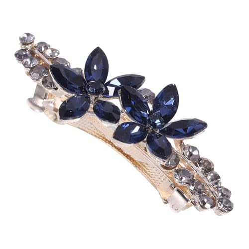 PACKOVE Strass-Blumen-Haarspange elegant Haarspangen mit Strass dekorativ Mädchen klein Frühlings-Haarspange für Frauen Vintage Haarspangen Haarklammern Strasssteine von PACKOVE
