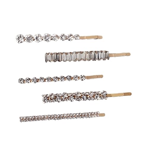 PACKOVE 5stücke Strass-haarnadeln Mit Kristallen Clips Für Damen-haarschmuck Von Stücken Passend Für Hochzeiten Partys Und Festivals von PACKOVE