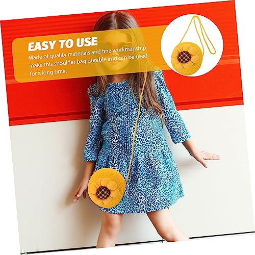 PACKOVE Strohtasche Umhängetasche Handgewebt Leicht Für Strand Party Shopping Reise von PACKOVE