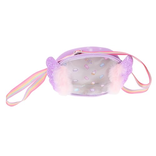PACKOVE Süße Umhängetaschen Dekorative Umhängetasche Für Mädchen Mit Glitzerflügeln Kleine Schultertasche Für Die Schule Und Den Geburtstag von PACKOVE