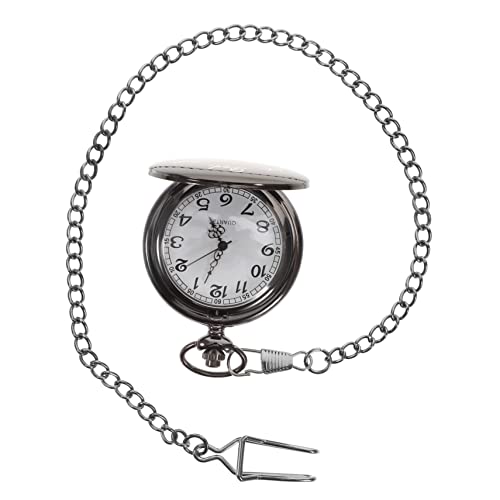 PACKOVE Taschenuhr Zum Valentinstag Foto Personalisierte Taschenuhr Cremefarbene Quarzuhr Für Hochzeitstag von PACKOVE