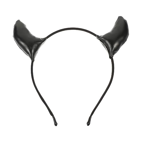 PACKOVE Teufelshörner Haarreif aus Umweltfreundlichem Verstellbares Stirnband mit Hörnern Halloween Karneval Kopfschmuck für Damen und Herren Universelle und Auffällig von PACKOVE