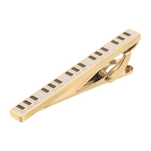 PACKOVE Titanstahl Krawattenklammer Musiknote Kreatives Herren Schmuckaccessoire für Hochzeit Business Büro mit Langlebiger Edelstahlkonstruktion und Präziser Verarbeitung für Musiker und von PACKOVE