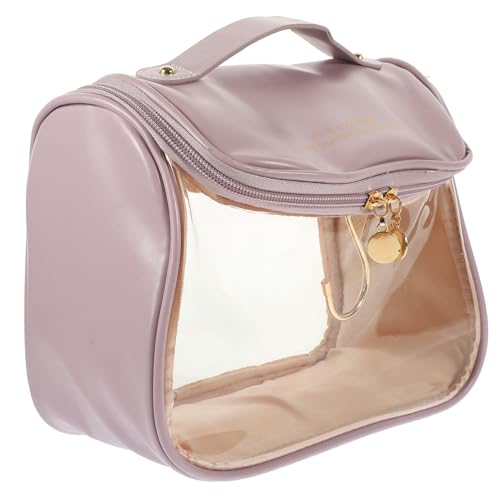 PACKOVE Reise Kulturbeutel Mit Großer Kapazität Transparenter Aufbewahrungstasche Für Kosmetik Und Toilettenartikel Damen Und Herren Mit Einfachem Zugang Und Schnellem Handgriff von PACKOVE