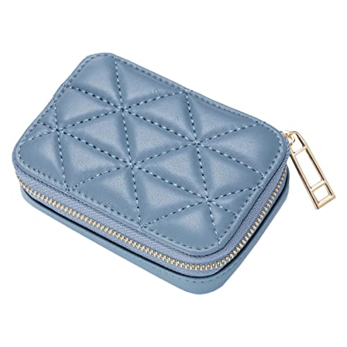 PACKOVE Tragbarer Make -up -Lippenstiftbeutel kleine Kosmetiktasche mit Spiegel Make -up -Tasche mit Fächern Lippenstift-Organizer Lippenstifthalter für Frauen Pu Blue PACKOVE Tragbarer Make -up -Lippenstiftbeutel kleine Kosmetiktasche mit Spiegel Make -up -Tasche mit Fächern Lippenstift-Organizer Lippenstifthalter für Frauen Pu Blue von PACKOVE