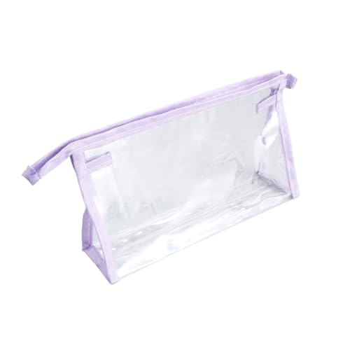PACKOVE Transparente Kosmetiktasche Für Damen Kleine Aufbewahrungstasche Durchsichtige Schminktasche Mit Reißverschluss Kosmetikorganizer Für Reisen Und Alltag von PACKOVE