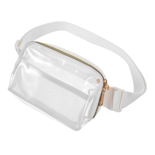 PACKOVE Transparente Bauchtasche Modische Gürteltasche Taillengürteltasche Gürteltasche Für Outdoor-hüfttasche Damen-hüfttasche Gürteltaschen Für Modische TPU Weiß Fräulein Mode Bausätze von PACKOVE