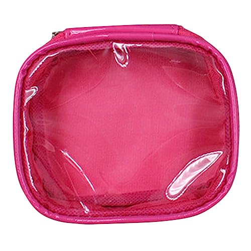PACKOVE Transparente Kosmetiktasche PU Kulturbeutel Reise Make up Tasche Handlich Praktisch Für Damen und Herren Alltag und Urlaub von PACKOVE