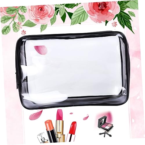 PACKOVE Transparente Kosmetiktasche mit Reißverschluss Wasserdichter Kulturbeutel Große Kapazität Leicht Tragbar Makeup Organizer Reise Toiletry Pouch für Damen und Herren von PACKOVE