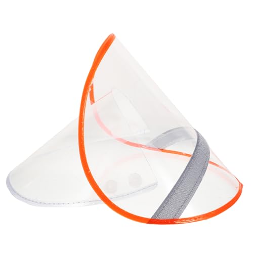 PACKOVE Transparente Regenmaske aus Kunststoff mit Krempe Regenmantel-Zubehör Gesichtsschutzschild Regenponcho Regenjacke Hutkrempe für Regenmantel transparente Hutkrempe von PACKOVE