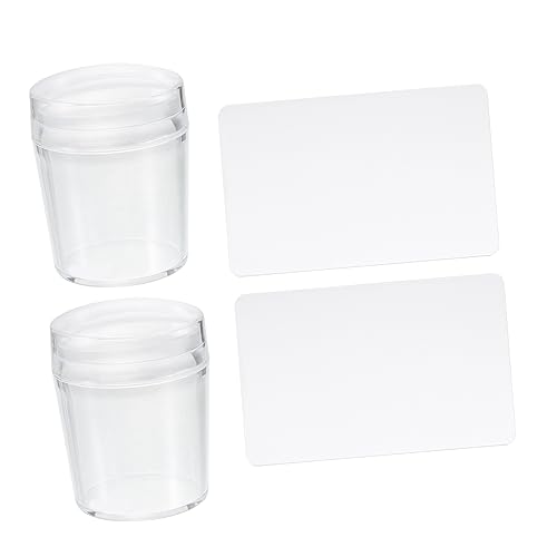 PACKOVE Transparente Silikon Nagel Stempel 2 Stück für Maniküre Hautfreundlich Selbstgemacht Nail Art Werkzeug Leicht zu Tragen Salon PACKOVE Transparente Silikon Nagel Stempel 2 Stück für Maniküre Hautfreundlich Selbstgemacht Nail Art Werkzeug Leicht zu Tragen Salon von PACKOVE