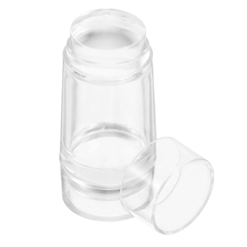 PACKOVE Transparenter Silikon Nagel Stempel Dualkopf mit Schaber French Tip Tool Maniküre Zubehör für DIY Nail Stamping Vielseitig Langlebig Leicht zu Reinigen Anfänger Geeignet PACKOVE Transparenter Silikon Nagel Stempel Dualkopf mit Schaber French Tip Tool Maniküre Zubehör für DIY Nail Stamping Vielseitig Langlebig Leicht zu Reinigen Anfänger Geeignet von PACKOVE