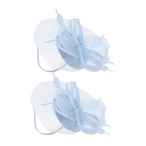 PACKOVE Tüll-fascinator Für Damen Mit Schmuck Und Netz Blumen-kopfbedeckung Für Hochzeitsfeiern Cocktail-teeparty Bankett Cosplay-requisiten von PACKOVE