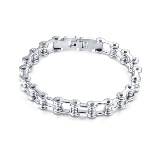 PACKOVE Fahrradkettenarmband Für Herren Und Damen Modischer Gliederkettenschmuck Unisex-armband Für Papa Mama Vatertag Muttertag von PACKOVE