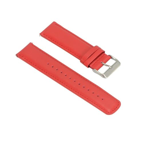 PACKOVE Zubehör Uhrenarmbänder aus Leder Metallband Armbänder für Männer Uhren Ersatzband Handgelenkbandagen Armband Uhrenzubehör Original Ersatzriemen Anschauen Gurt Mann Lederriemen rot von PACKOVE