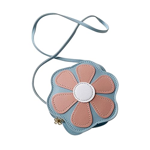 PACKOVE Umhängetasche Blumenmotiv PU Kleine Mädchen Crossbody Bag Modisch Praktisch für Alltag Shopping Reisen Geeignet von PACKOVE