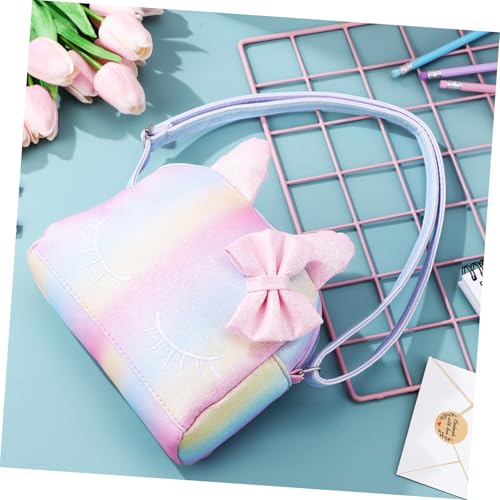 PACKOVE Umhängetasche Katze PU Material Kleine Geldbörse Leicht und Robust Großes Fassungsvermögen Für Mädchen Teens Alltag Geschenk von PACKOVE