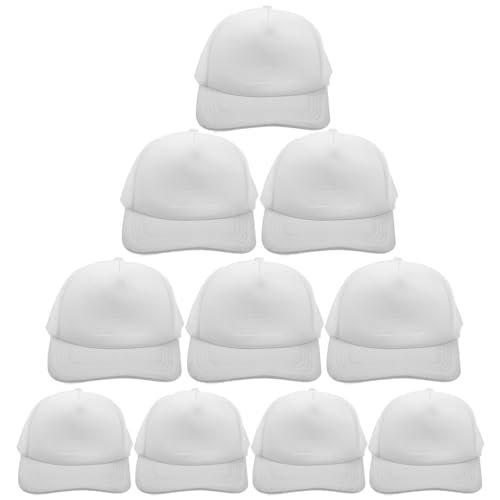 PACKOVE Blanko-mesh-cap Aus Polyester Für Herren – Sublimationsmütze – Trucker-mütze – Wärmeübertragung – Bequem Und Atmungsaktiv PACKOVE Blanko-mesh-cap Aus Polyester Für Herren – Sublimationsmütze – Trucker-mütze – Wärmeübertragung – Bequem Und Atmungsaktiv von PACKOVE