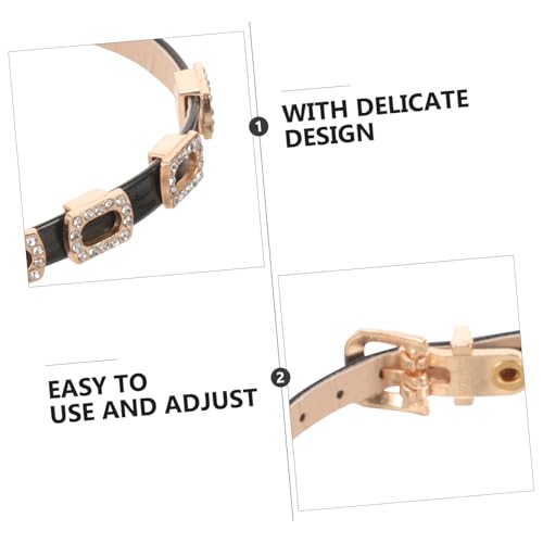 PACKOVE Verstellbare High Heels Schuhriemen mit Strass Dekorative PU Riemen für Damen Anti loslösungs schutz Flexibel und Elegant für Sicheren Halt bei Hohen Absätzen PACKOVE Verstellbare High Heels Schuhriemen mit Strass Dekorative PU Riemen für Damen Anti loslösungs schutz Flexibel und Elegant für Sicheren Halt bei Hohen Absätzen von PACKOVE