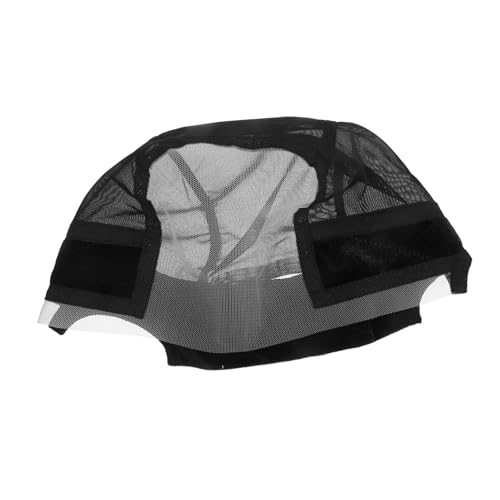 PACKOVE Verstellbare Perückenkappe Schwarz Mesh Haarnetz für Damen und Herren Rutschfest Atmungsaktiv Nahtlos Elastisch für Perückenherstellung und Flechtfrisuren von PACKOVE