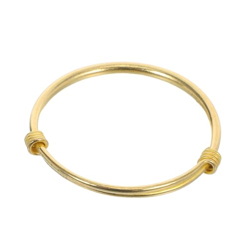 PACKOVE Verstellbarer Kupfer Push Pull Armreif für Verstellbares Goldfarbenes Modeschmuck Armband Kreativer Offener Bangle für Jungen und Mädchen Langlebiges von PACKOVE