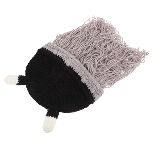 PACKOVE Viking Helm mit Kuhhorn Herren Kostümhut für Halloween Party Cosplay Dekorativer Wikingerhut mit Kurzem für Erwachsene und Rollenspiel von PACKOVE