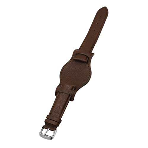 PACKOVE Vintage Cowhide Uhrenarmband Antiallergisch Komfortabel Einfache für Damen und Herren für Party Arbeit oder Reisen von PACKOVE