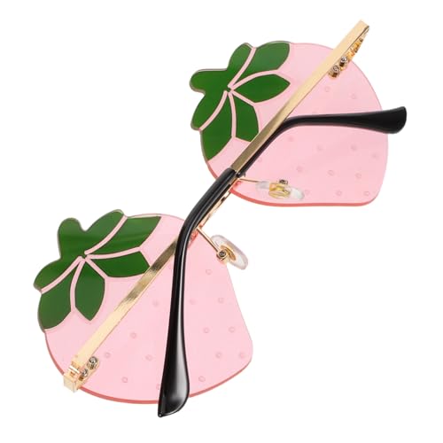 PACKOVE Vintage Erdbeer Sonnenbrille Damen Unrahmen Stilvolle UV Schutz Brille Party Reise Alltag Novelty Party Sonnenbrille PACKOVE Vintage Erdbeer Sonnenbrille Damen Unrahmen Stilvolle UV Schutz Brille Party Reise Alltag Novelty Party Sonnenbrille von PACKOVE