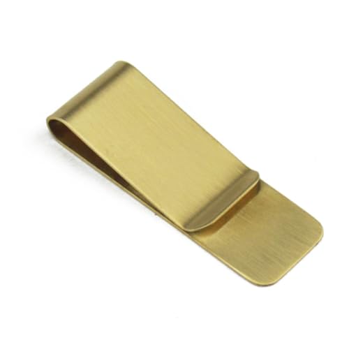 PACKOVE Geldbeutel Clip Aus Messing Retro Vintage Stil Bargeldhalter-kredit-Clip -Messing-Design Für Täglichen Gebrauch von PACKOVE