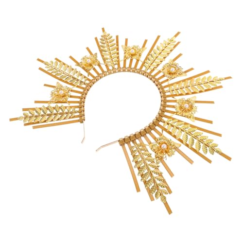 PACKOVE Vintage Haarschmuck Damen Retro Haarband Elegantes Königinnen Design Leichtes Schmuckaccessoire für Festliche Anlässe Valentinstag Weihnachten Muttertag von PACKOVE