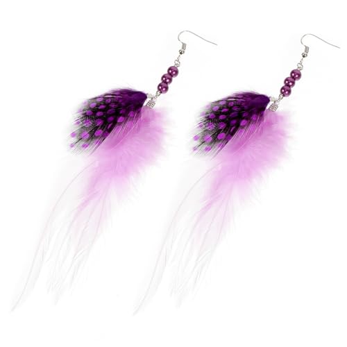 PACKOVE Vintage Leicht Ohrringe Boho Hängend Damen Trendige Plume Dangle Ohrringe Für Alltag Und Festliche Anlässe von PACKOVE