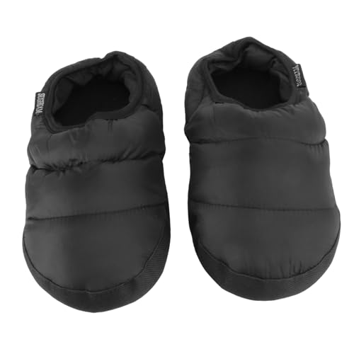 PACKOVE Warme Rutschfeste Hausschuhe Damen Herren Leichte Indoor Pantoffeln mit Weichem Atmungsaktivem Material Flache Absätze für Kalte Wintertage Komfortable Slippers von PACKOVE