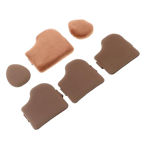 PACKOVE Weiche Kleine Kosmetik Foundation Puff Vielseitiger Trockener und Nasser Makeup Schwamm in Schokoladen-keks-form Mini Pudrige Blusher Cushion für Frauen Tragbar und Hygienisch von PACKOVE