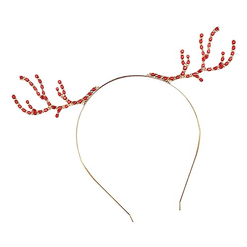 PACKOVE Weihnachtlicher Rentier Haarreif mit Funkelnden Strasssteinen Verstellbares Geweih Kopfschmuck Accessoire aus Langlebiger Legierung für Festliche Familienfeiern und Partys PACKOVE Weihnachtlicher Rentier Haarreif mit Funkelnden Strasssteinen Verstellbares Geweih Kopfschmuck Accessoire aus Langlebiger Legierung für Festliche Familienfeiern und Partys von PACKOVE