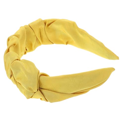 PACKOVE Weites Gefaltetes Stirnband aus Weichem Stoff Vielseitig für Waschen Make Up und Sport Stabiler durch Form Modisches Damenhaar Accessoire in Einfarbigem Design von PACKOVE