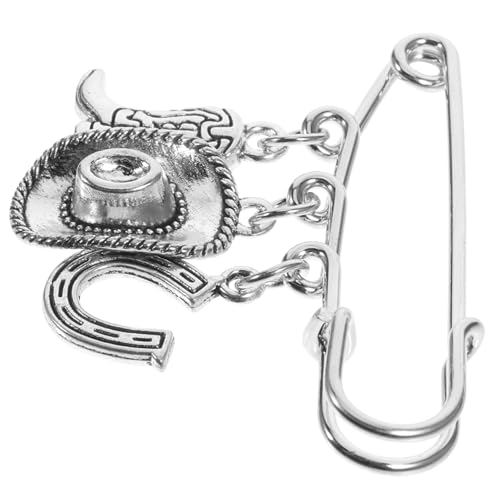 PACKOVE Western-themen Brosche Für Frauen Cowboyhut Und Stiefel Sicherheitsnadel Für Strickjacken Schals Und Kragen Eleganter Clip Für Besondere Anlässe von PACKOVE