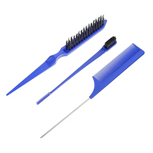 PACKOVE Wiederverwendbares Kammset für Haarstyling Tragbarer Entwirrungshaarkamm Feiner Stielkamm Kunststoffkamm für Mädchen Friseure Geeignet für Haarglättung und Färben von PACKOVE