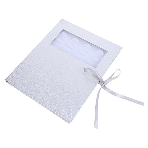 PACKOVE Wimpern-verpackungsbox Mit Transparentem Fenster Wimpern-aufbewahrungsbox Aus Papier Geeignet Für Schönheitssalons Und Persönlichen Gebrauch von PACKOVE