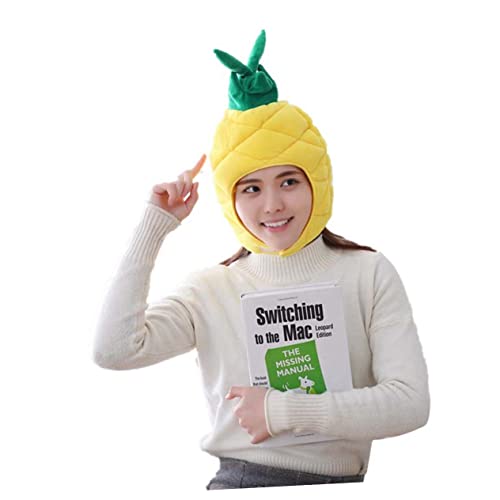 PACKOVE fasching kopfbedeckung fasching kopfschmuck Tierischer Cosplay-Hut Kurzflor-Velourshut kuscheltier Hüte Foto-Requisiten für Kostümpartys Ananas-Kappe Karikatur von PACKOVE